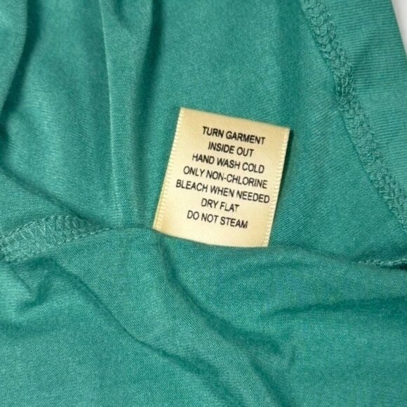 NWOT Boho Beaded Maxi Dress Sz.M Green Teal Sleeveless Event Festival Summer - Picture 10 of 13